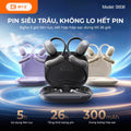 Tai Nghe Bluetooth Kẹp Tai BYZ S625 Open Ear không nhét tai, đeo êm Pin 30H Thể Thao