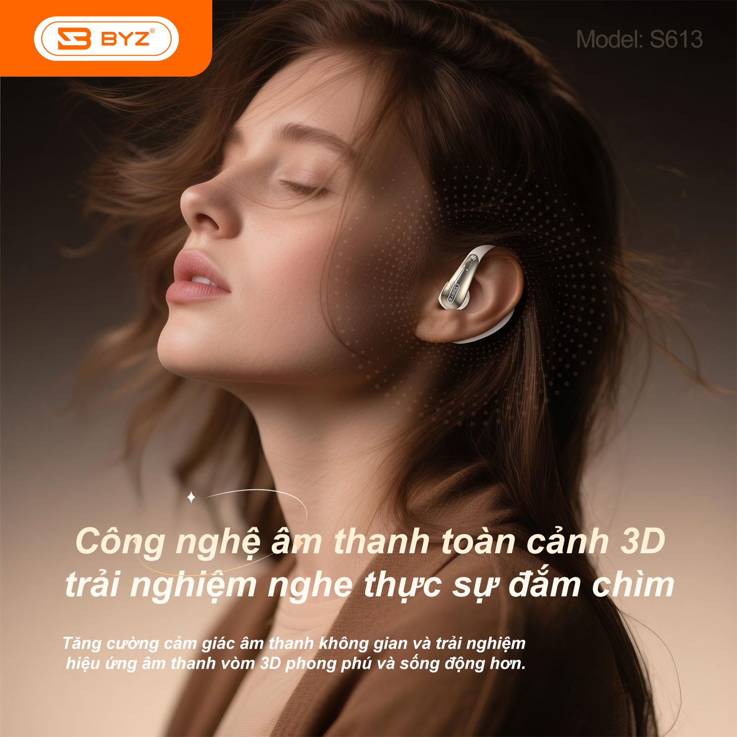 BYZ S613 Tai nghe bluetooth đeo tai