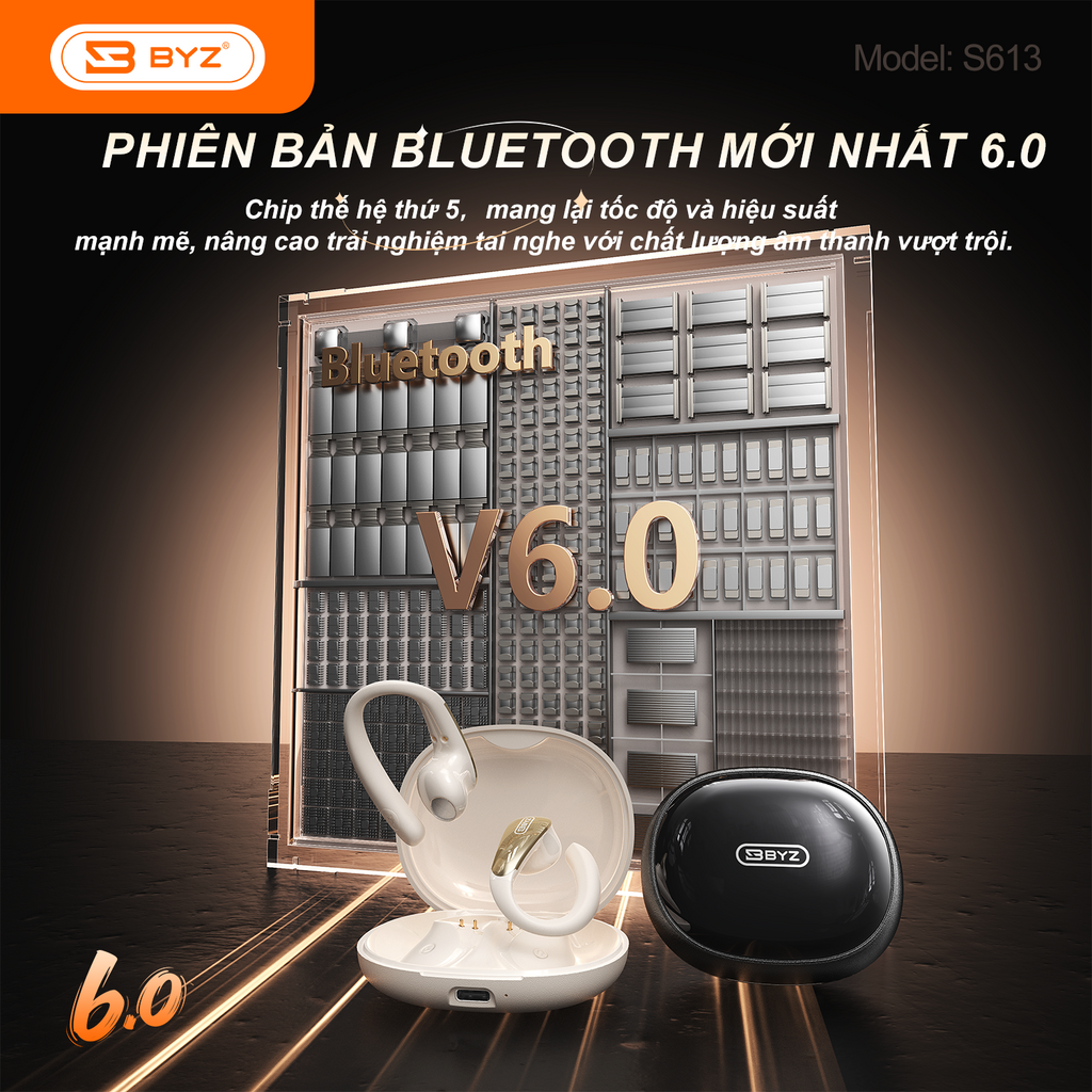 BYZ S613 Tai nghe bluetooth đeo tai