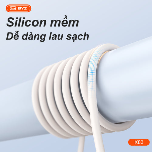 Dây sạc 3 trong 1 BYZ X83 công suất cao 100W
