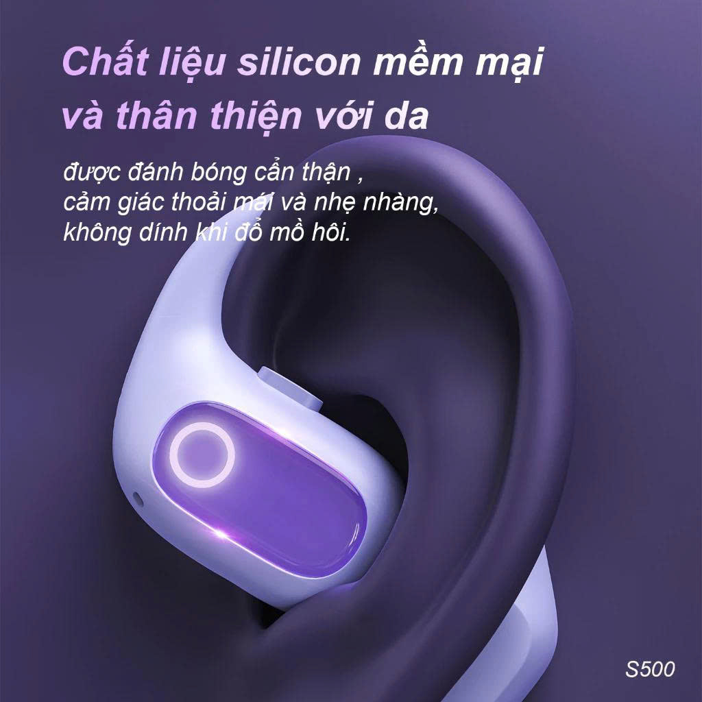 Tai nghe bluetooth không dây không nhét tai BYZ S500 có micro âm thanh vòm