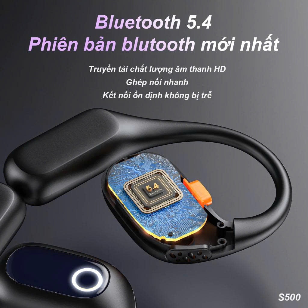Tai nghe bluetooth không dây không nhét tai BYZ S500 có micro âm thanh vòm