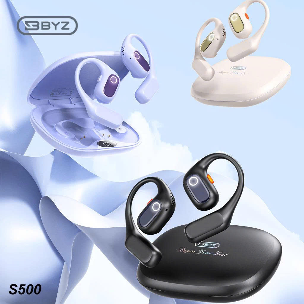 Tai nghe bluetooth không dây không nhét tai BYZ S500 có micro âm thanh vòm
